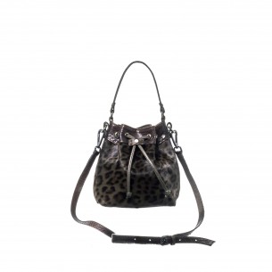 SACO ANIMAL PRINT LEO MILITAR